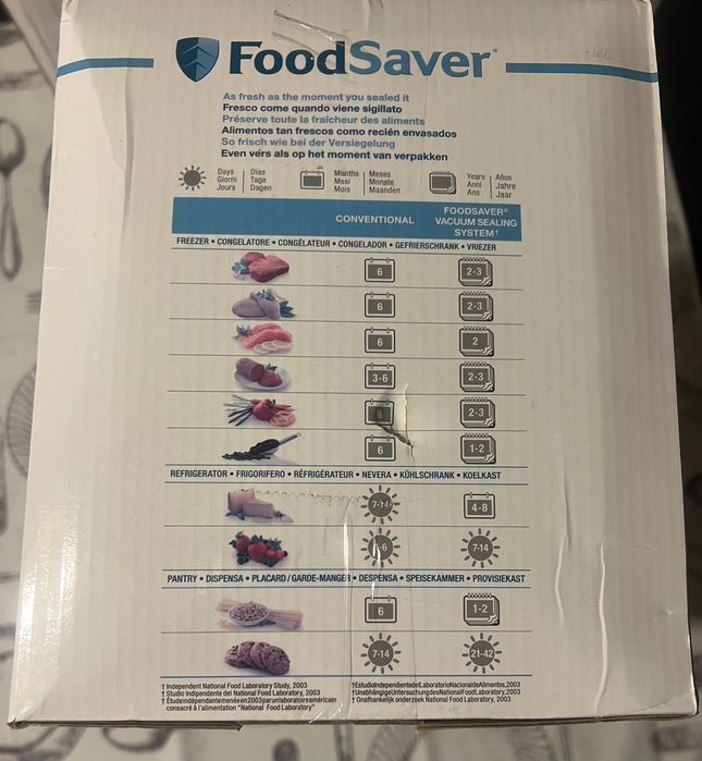 Máquina de embalar a vácuo - food saver - novo