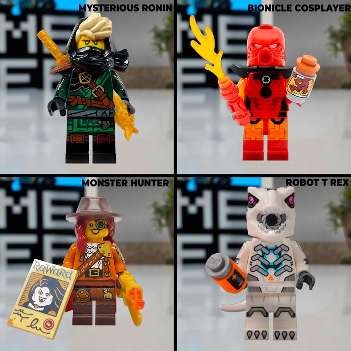 LEGO Мініфігурки 29 серія Уся колекція ЛЕГО Minifigure Series 29 Bionicle Ronin Hunter Новий