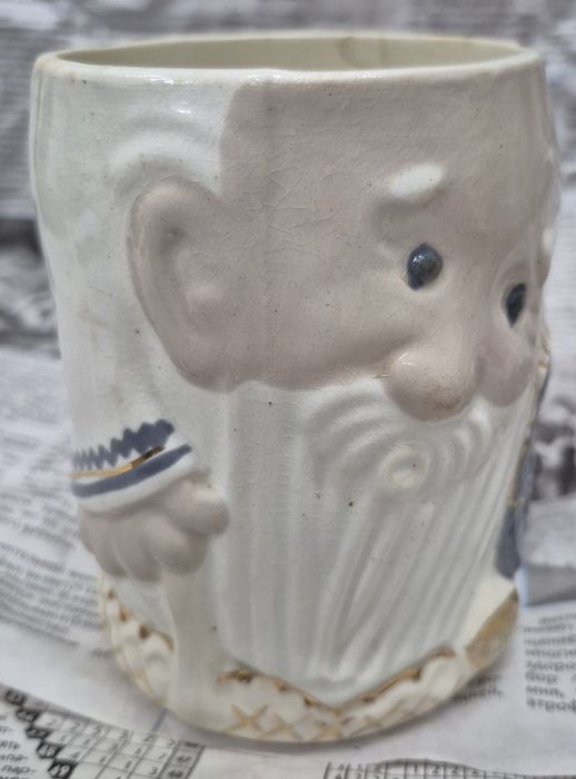 Коллекционная Чашка Курочка Ряба Соусник 1920х годов