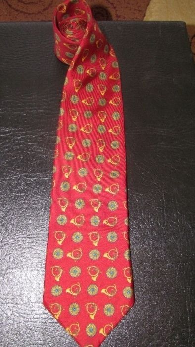 Elegancki Krawat jakich mało marki Brummell Francja 100% Jedwab nr 14