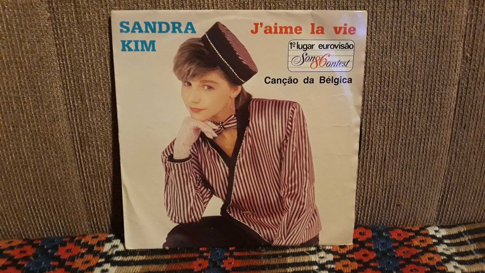 Sandra Kim - J'aime la vie - single Eurovisão - portes incluídos