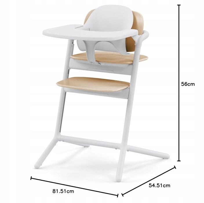 Cybex Lemo 3w1 krzesełko do karmienia Sand White