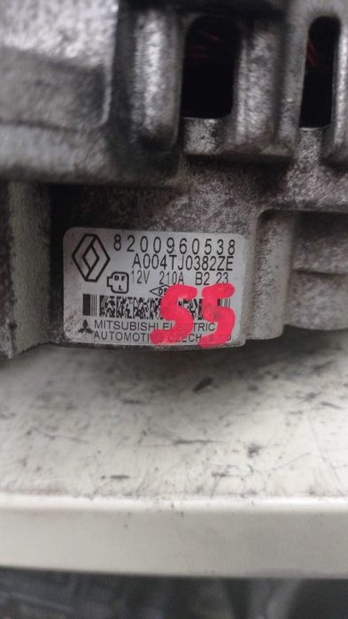 ALTERNADOR RENAULT ESPACE  2.0 dCi    Ref: 8 2 0 0 9 6 0 5 3 8