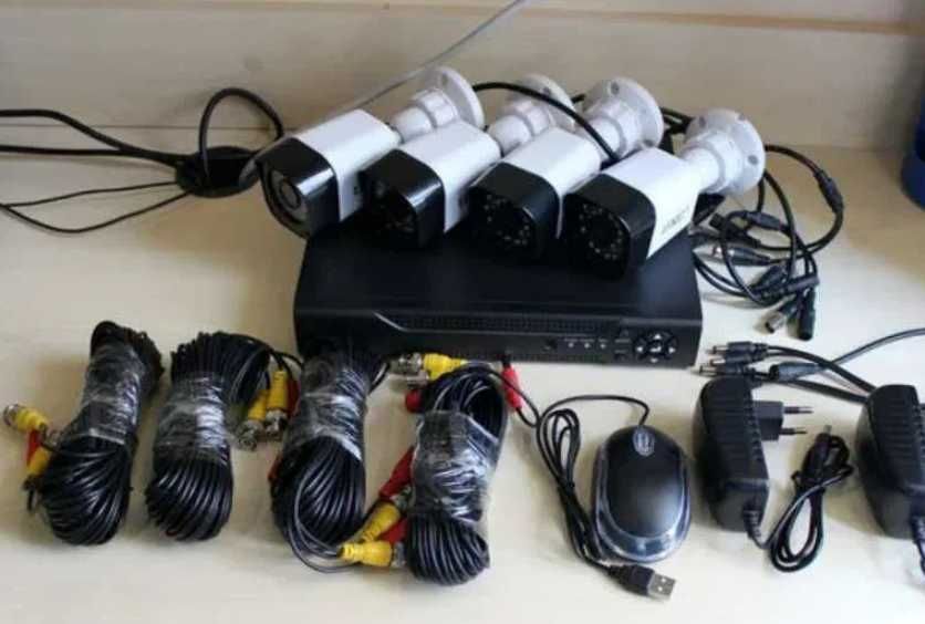 Видеонаблюдение для частного дома комплект камер видеонаблюдения