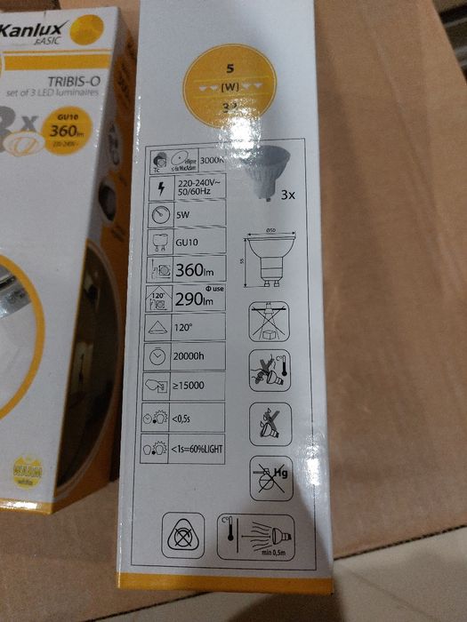 Halogen Led Kanlux Basic 5szt