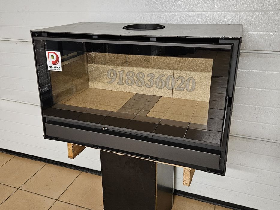 Recuperador Calor Lenha L-90cm  Com Ventilação - NOVOS