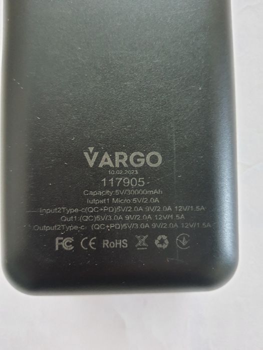 Павербанк VARGO 30000mAh