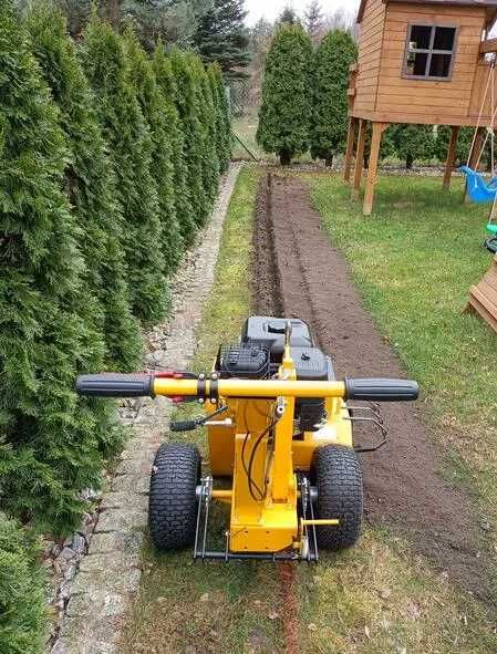 Koparka łańcuchowa spalinowa HDM 15KM MS LONCIN głębokość 60cm