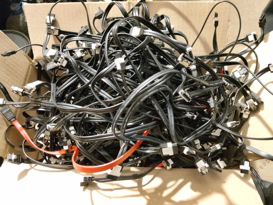 Кабель Sata для дисків HDD, SSD( 20шт)