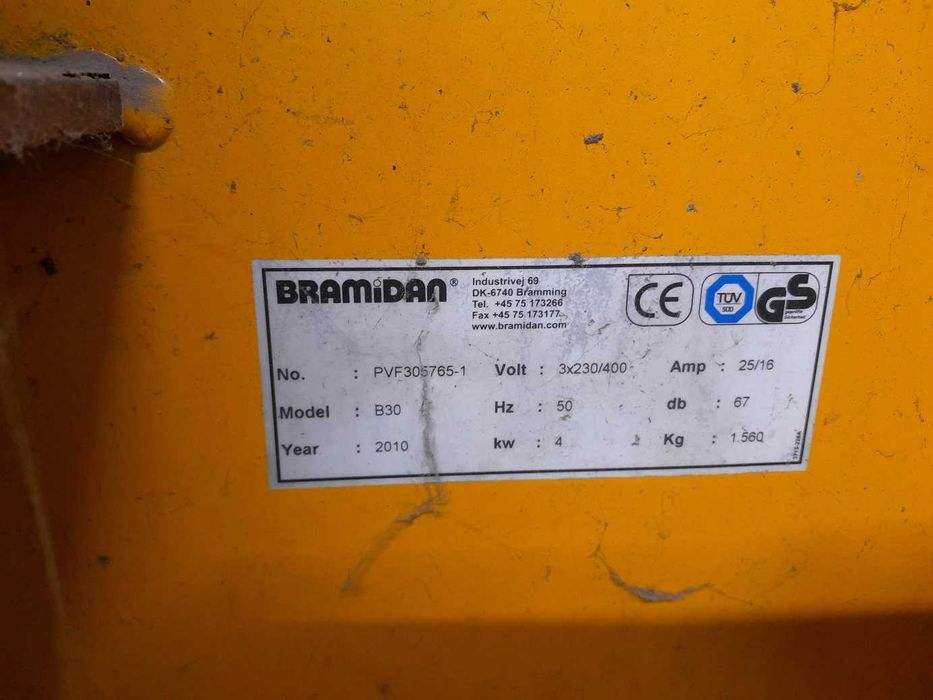 Bramidan B30  belownica prasa 4KW 2010r śmieci odpady makulatura