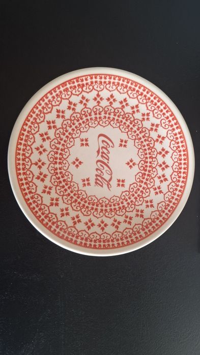 Coca Cola Bolesławiec talerz talerzyk ceramika porcelana