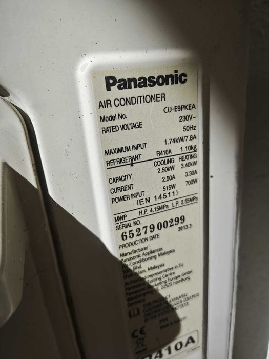 Ar Condicionado Panasonic Inverter 11600 BTU