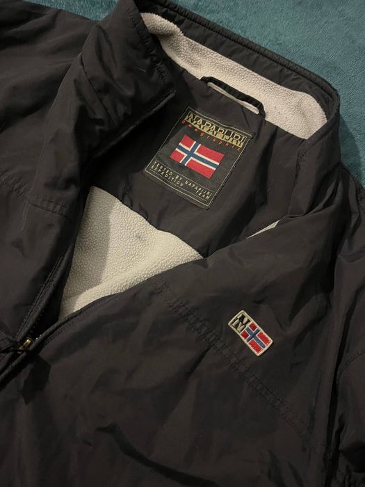 Фірмова куртка Napapijri з флісом, зима/осінь