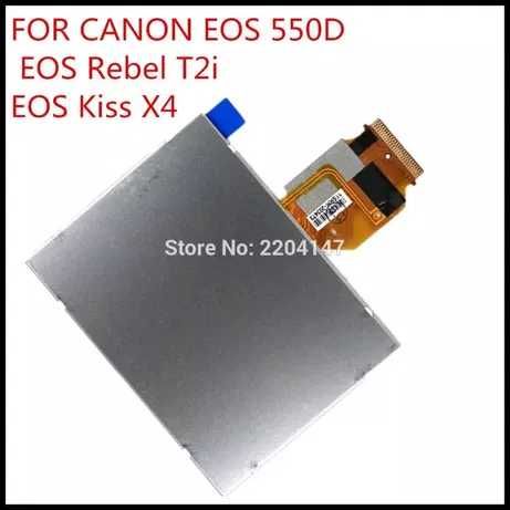 шлейф дісплея Canon eos 550d rebel kiss запчастина камери дисплея
