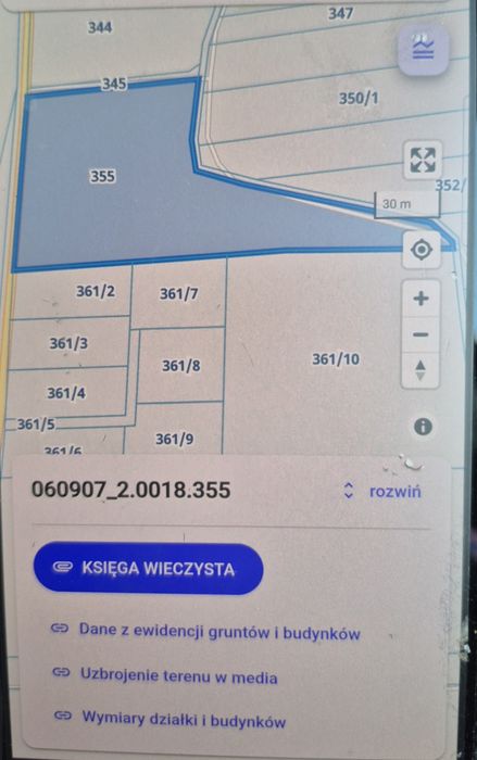 Działka 0,93ha na sprzedaż