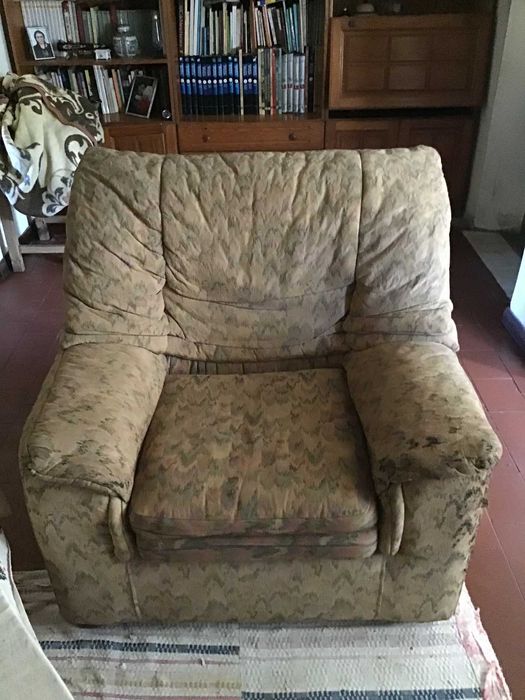 sofa individual tons castanho