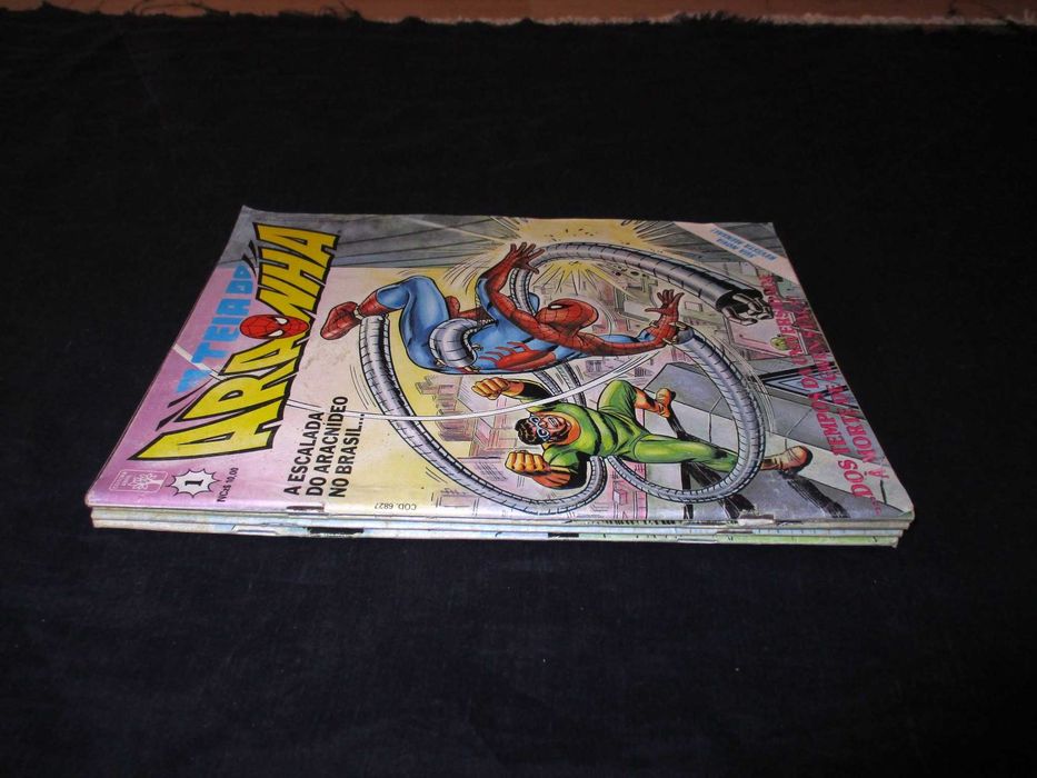 Livros BD A Teia do Aranha 1 a 4 Abril formato A4