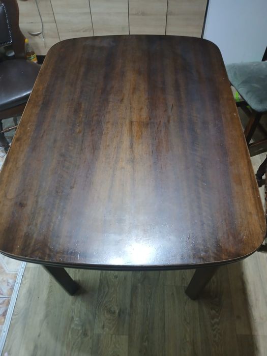 Stół dębowy rozkładany 115x80