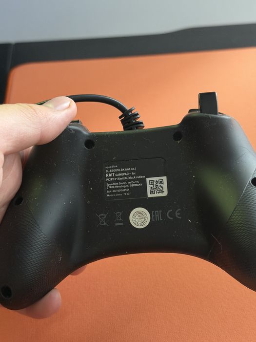 Дротовий геймпад SPEEDLINK RAIT PC/PS3/Switch Black (SL-650010-BK)