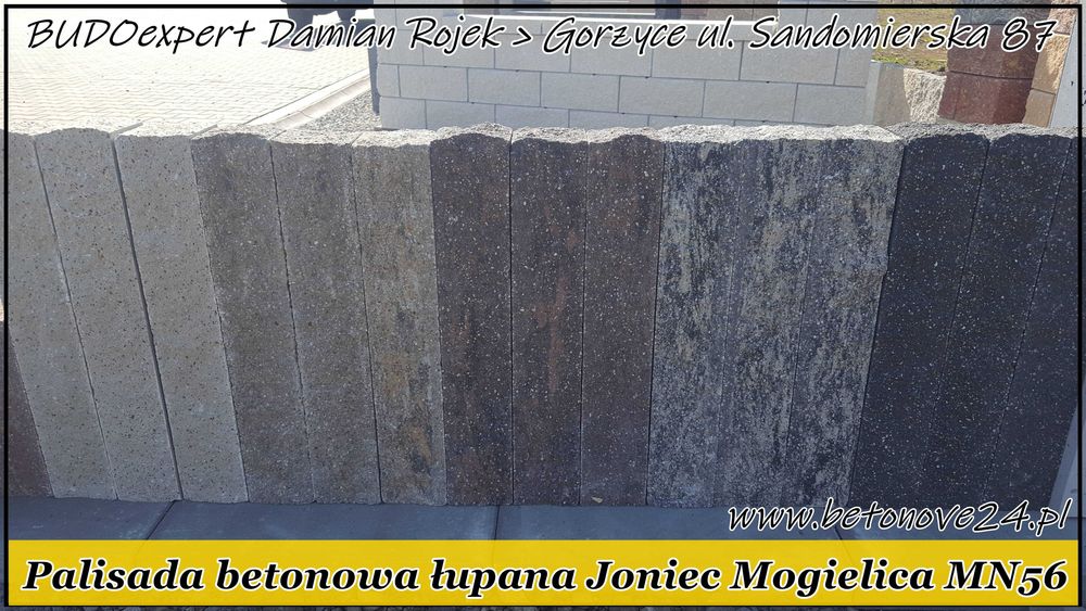 Palisada łupana MOGIELICA STONE JONIEC 20 30 56 Wysyłka Kurier Polska