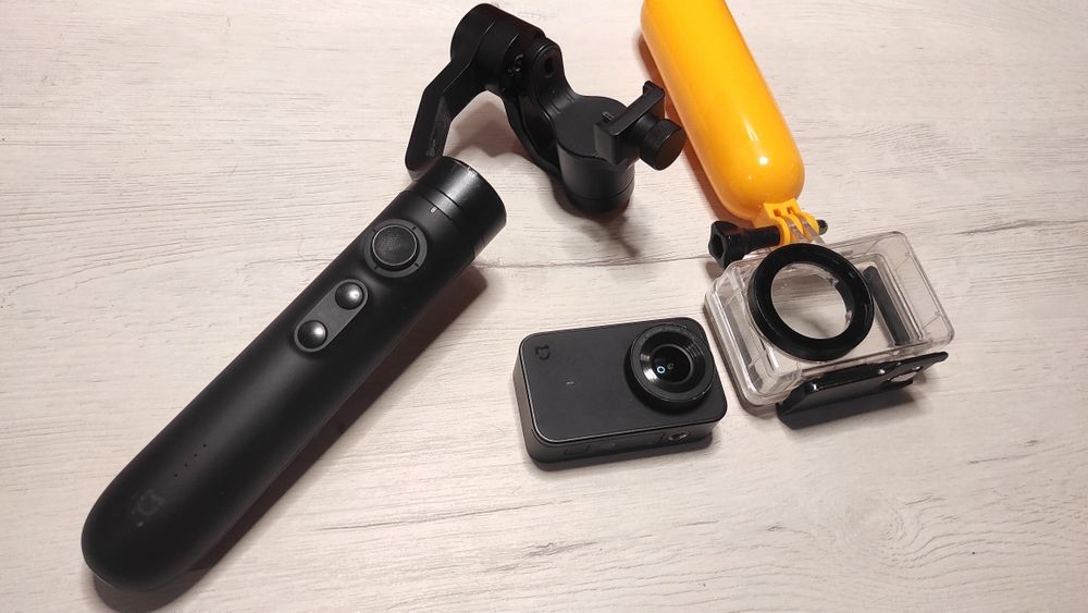 Xiaomi mi action camera 4k + estabilizado. bom para fotos e vídeos