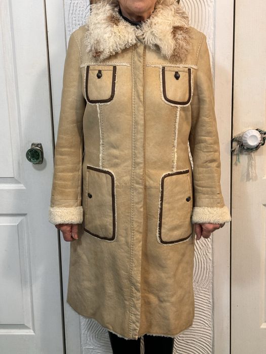 Дублянка жіноча світлого кольору длинна