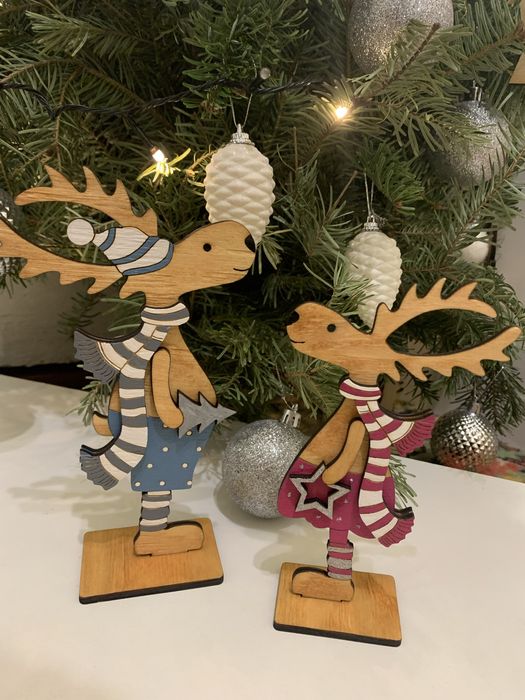 Новорічний декор, еко декор з фанери ,  композиції  новорічні