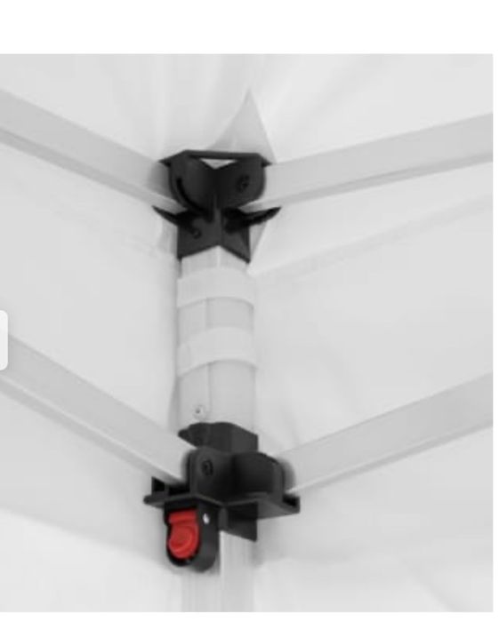 Tenda Tectake Nova 3mx3m estrutura em aluminio