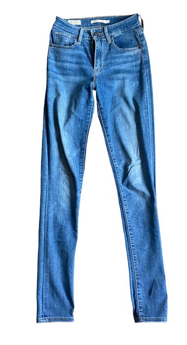 Levi's 721 High rise, skinny W24/L32, stan bardzo dobry