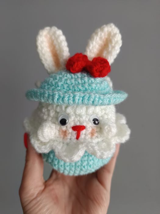 Zajączek na szydełku