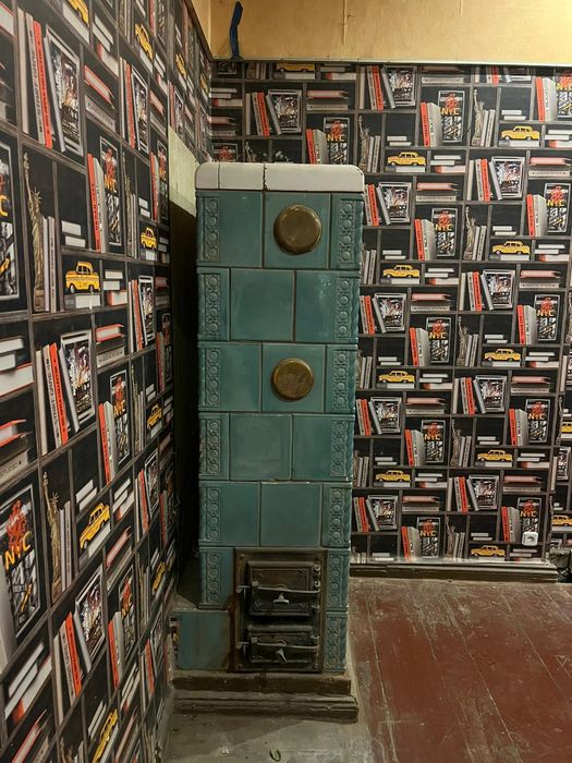 Kafle po rozbiórce pieca