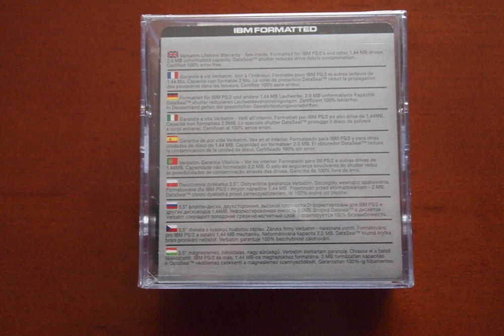 dyskietka verbatim mf2HD