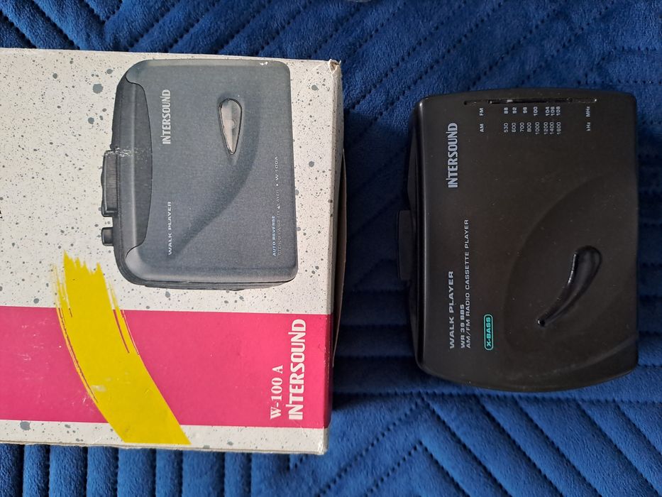 Ponadczasowy Walkmann Intersound Wr 39 BBS. Nowy w kartonie +słuchawk ...