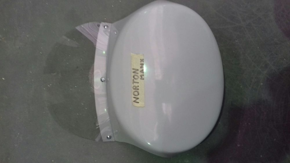 Carenagem Tampa de farol norton manx carnagem mica com vidro