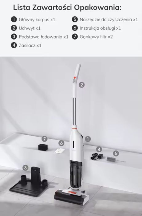 Odkurzacz mop  ILIVE W90