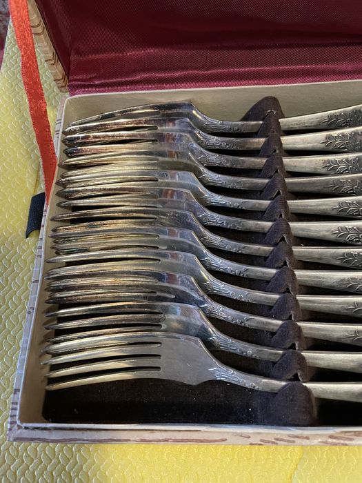 Вилки мельхиор набор, нержавейка наборы