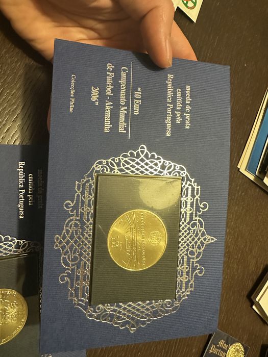 Moedas de euro comemorativas colecao