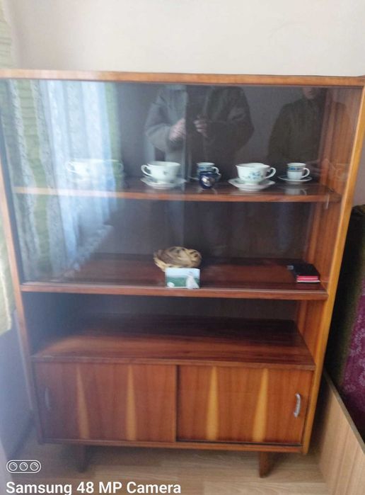 komplet mebli wysoki połysk PRL