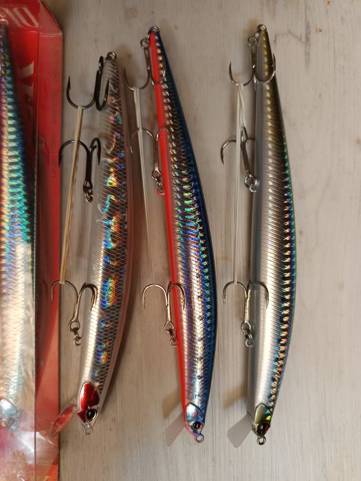 Amostras pesca spinning Duo, Daiwas...