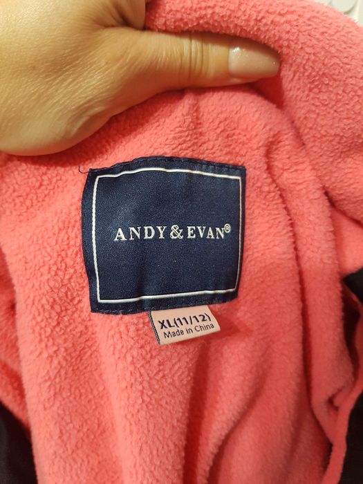 Зимова куртка на дівчинку Andy&Evan