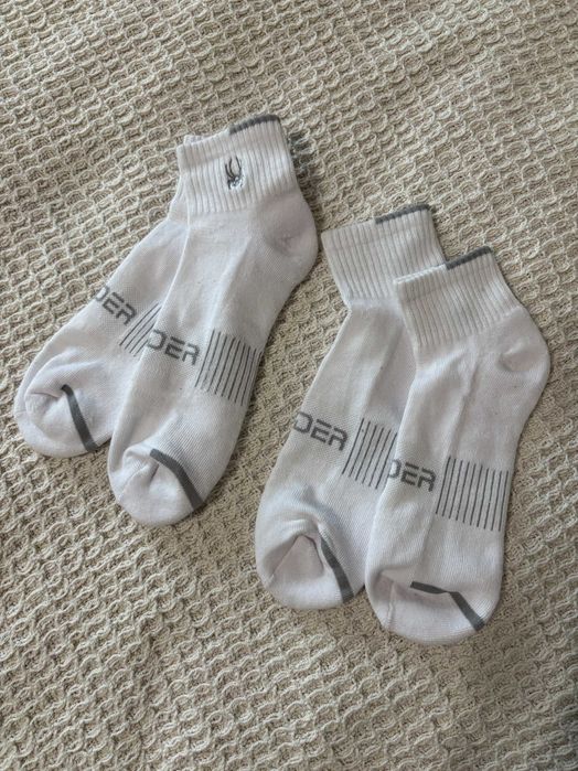 Skarpetki męskie białe - Spyder - 43-46