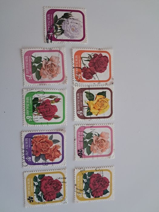 Nouvelle Zélande - 1979 Garden Roses - flore  -