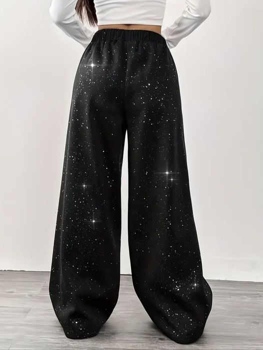 Штани чорні з блисківками