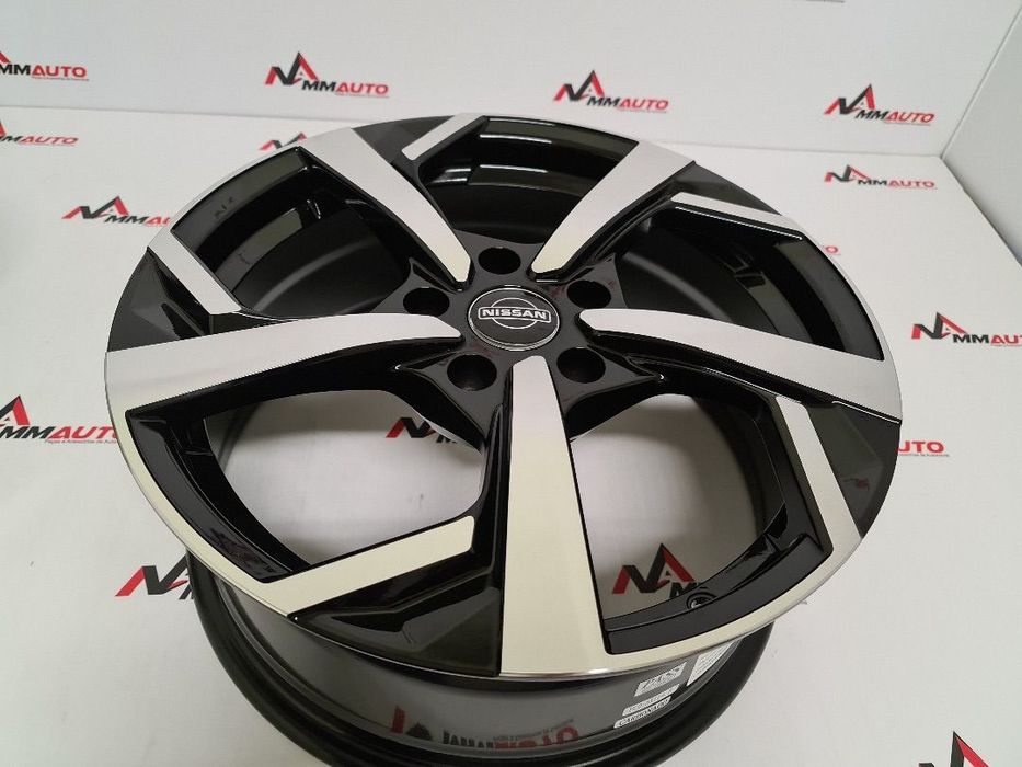Jantes Look Nissan Juke Preto Polido 17