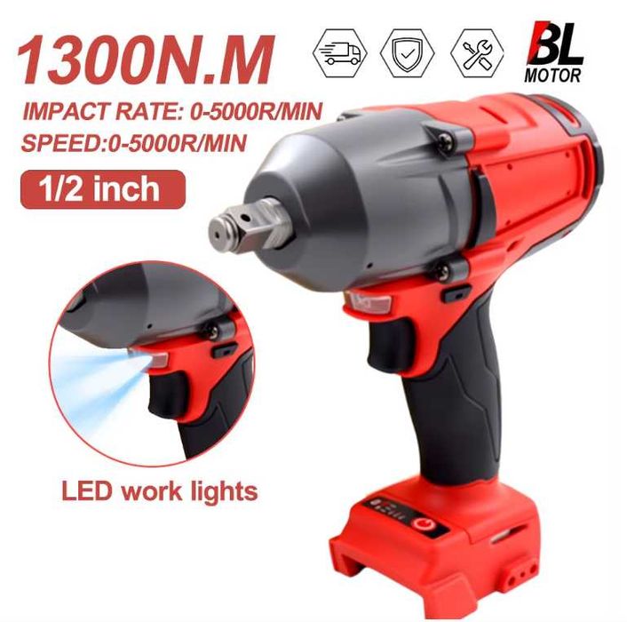 Klucz Udarowy 1300Nm Popd Baterię do Milwaukee M18