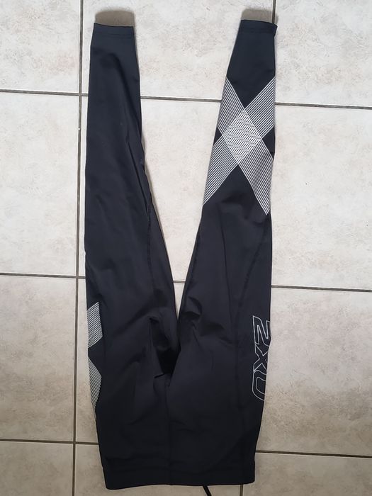 Getry legginsy kompresyjne damskie 2XU S biegowe bieganie silownia