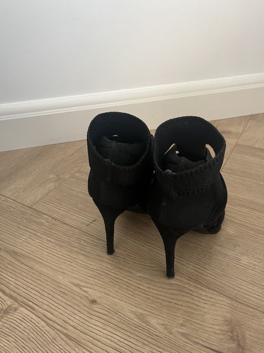 Sandały czarne 37 roz i roz 39