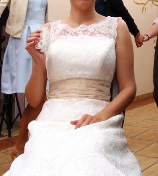 Suknia ślubna Agnes 11275 E b. jasny krem na 180 cm