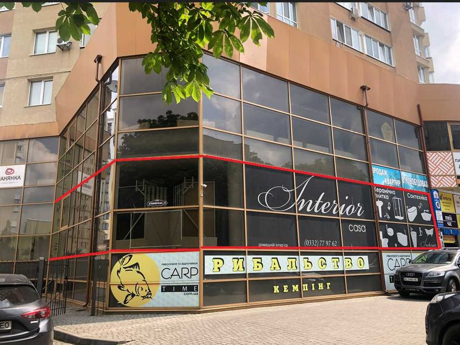 Продаж комерційної площі з діючою орендою 168 кв.м