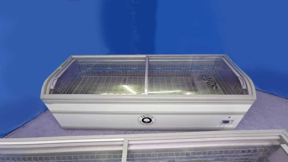 Морозильна вітрина камера AHT Miami 250 Подвійний LED Кремовий